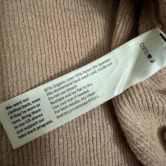 EILEEN FISHER Linen Crepe Crew Neck Box Top Sweater in Sugar Plum Classic - Picture 7 of 8